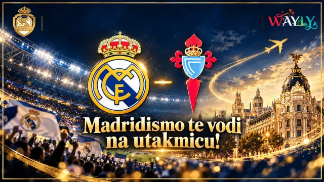 Madrid te zove: Real–Celta i pet dana u srcu grada od 629 €